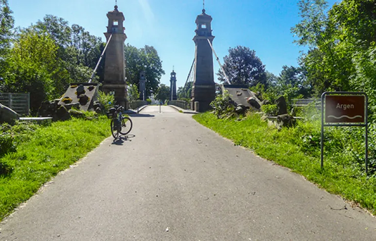 Hängebrücke über die Argen, Kressbronn 